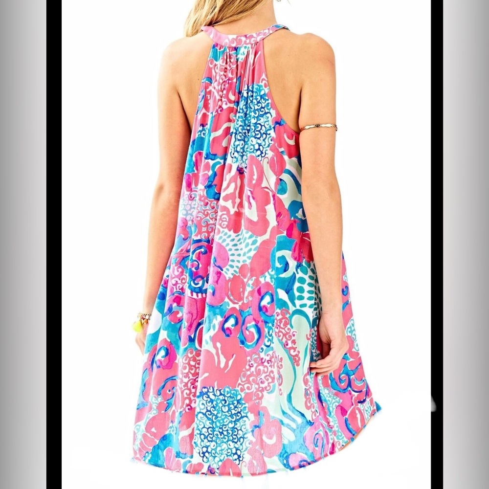 Lily Pulitzer Roxy Dress Coral Reef